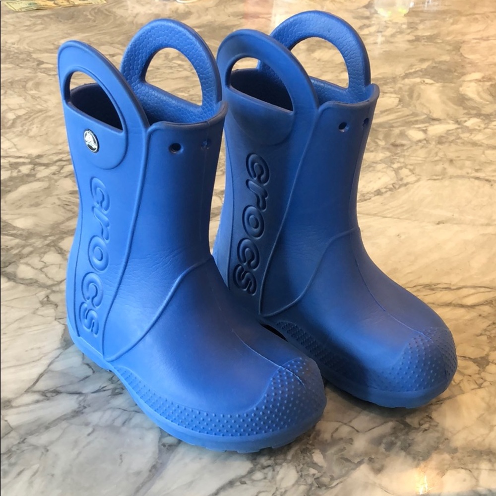 Toddler Size 12 Crocs Rain Boots